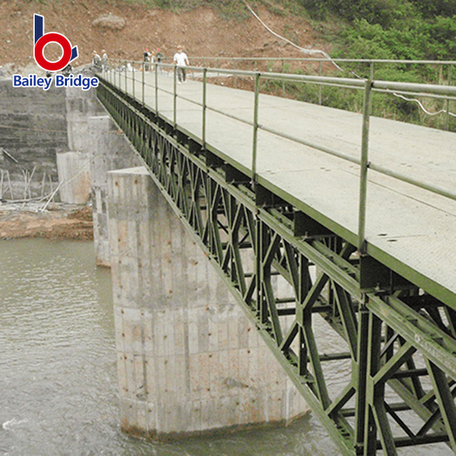 Portable Ditch Bridge Factory Wholesale Temporary Steel Truss Bridge