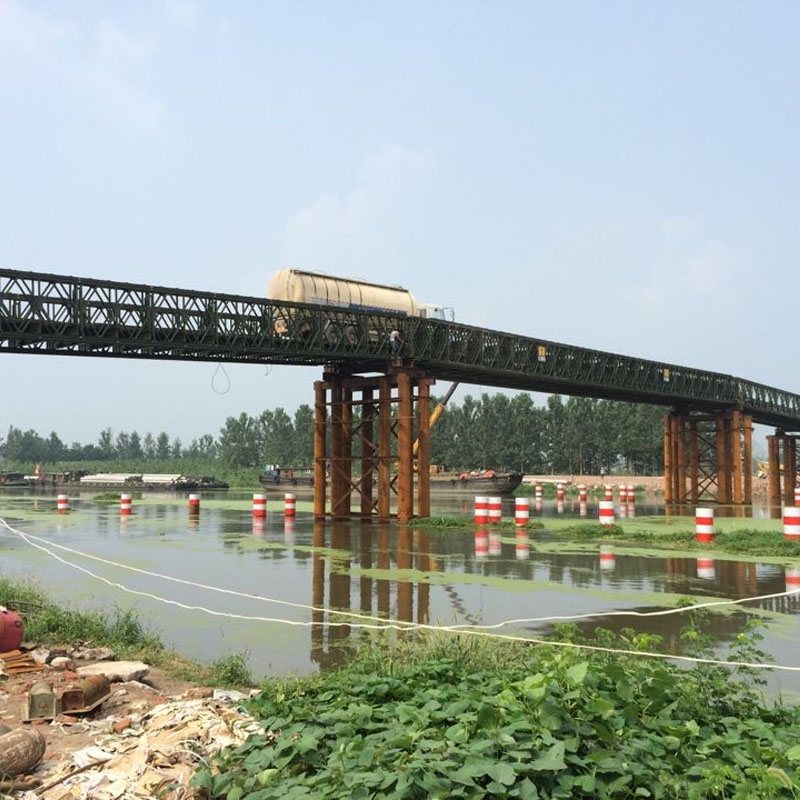 Bailey Bridge (CB-200,140m Long, Clear Width: 4.2m) To China Railway 12th Group, Yancheng City, Jiangsu Province