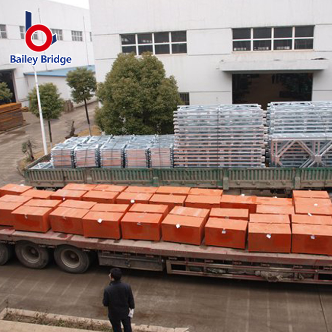 Factory Price Puente Bailey Foundation China Supplier Temporary Steel bridge