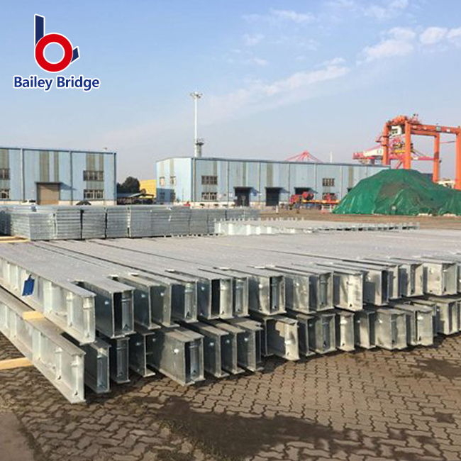 Temporary Steel Bridge Prefabricated Compact Steel Truss Bridge