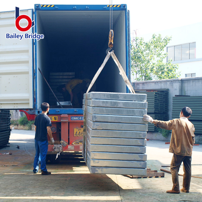 Metal Construction Bridge Temporary Steel Pedestrian Bridge Bailey ...