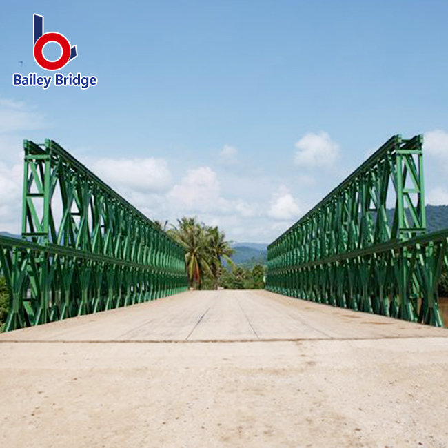 Temporary Steel Bridge Galvanized Bailey Truss Bridge Competitive Price/Compacted Truss Bridge