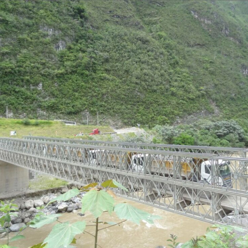 Bailey Bridge (CB-200, Double-lanes, Double-layers, Clear Width: 7.35m) at Cambodia