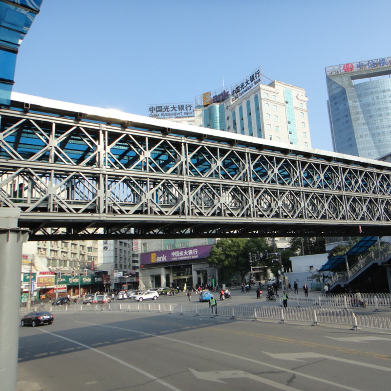 Pedestrian Bailey Bridge in Nanchang City, Jiangxi Province