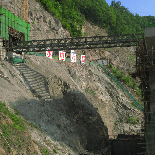 Bailey Bridge (HD-321,30m Long, DSR, Overhead) To Sino-hydro 6 Bureau, Tonghua City, Jilin Province