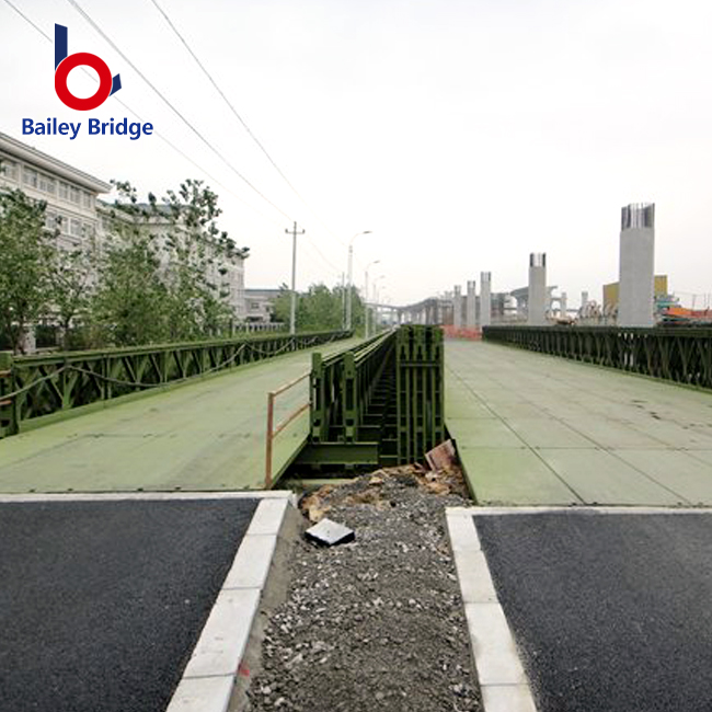 Top Quality Pedestrian Bailey Bridge Temporary Steel Bridge Foundation China Supplier