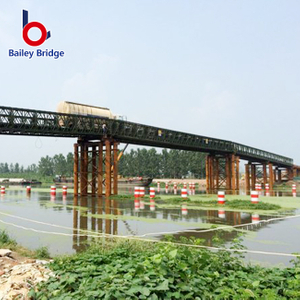 Wholesale Temporary Pedestrian Bridge High Security High Load Steel Bailley Truss Bridge