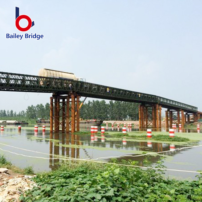 Wholesale Temporary Pedestrian Bridge High Security High Load Steel Bailley Truss Bridge