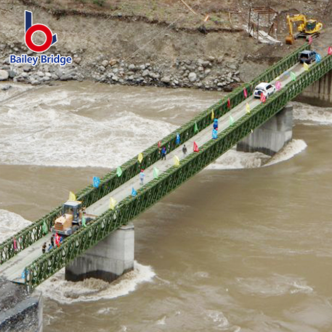 Factory Price Puente Bailey Foundation China Supplier Temporary Steel bridge