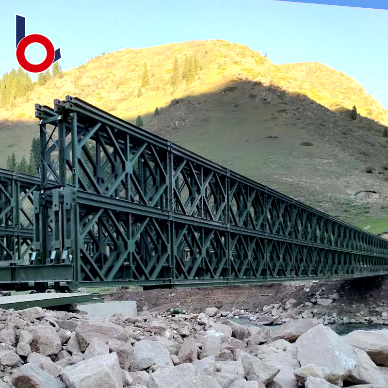 Bailey Bridge (HD-321,30m Long, DSR, Overhead) To Sino-hydro 6 Bureau, Tonghua City, Jilin Province