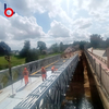 Customized Steel Structure Bailey Bridge Prefabricated Pedestrian Temporary Bridge Steel Frame Truss Bridge