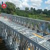 Customized Steel Structure Bailey Bridge Prefabricated Pedestrian Temporary Bridge Steel Frame Truss Bridge