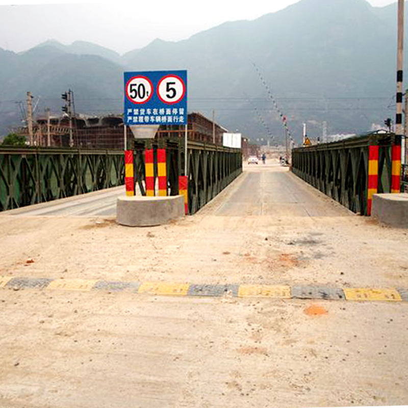 Bailey bridge (HD-321, DSR, 288m long) for Xiamen-Shenzhen Railway, Shanwei City, Guangdong Province