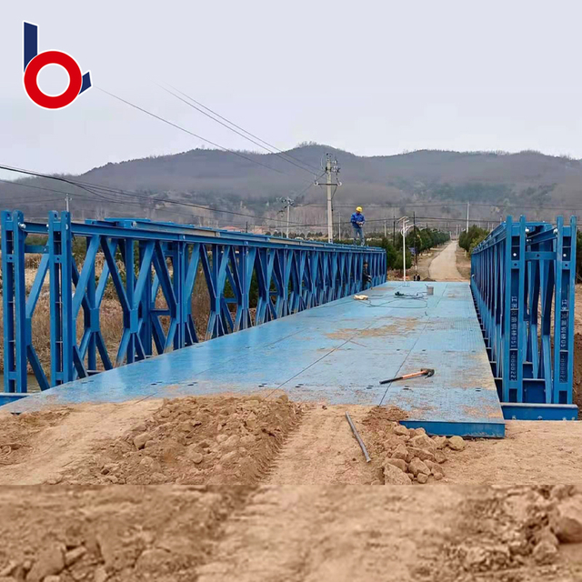 customized temporary bridge steel bridge structures