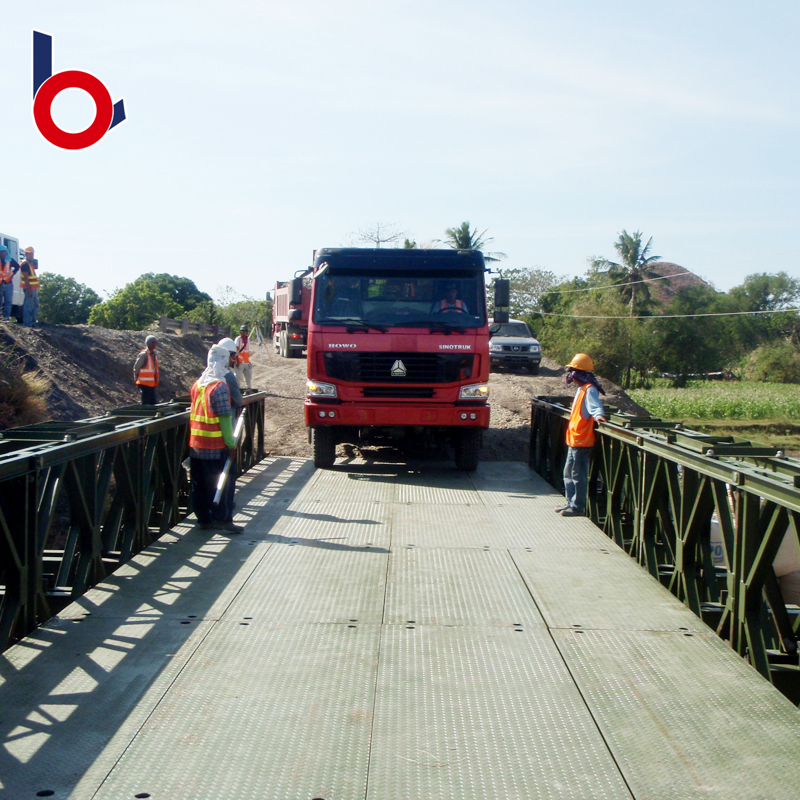 Bailey Bridge Pedestrian Bridge Structure Low Cost Factory Supply Truss Bridge