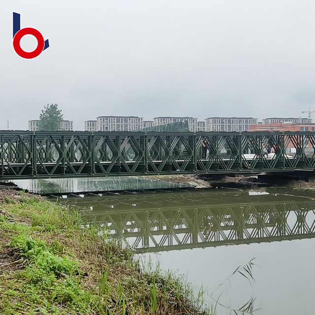 Low Cost Temporary Manufacture New Bailey Steel Structure Bridge Components