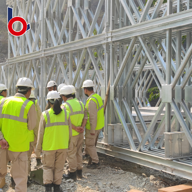 Factory Price Puente Bailey Foundation China Supplier Temporary Steel bridge