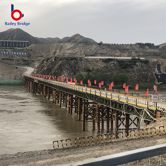 Temporary Steel Bridge Pedestrian Bridge With Low Price q235