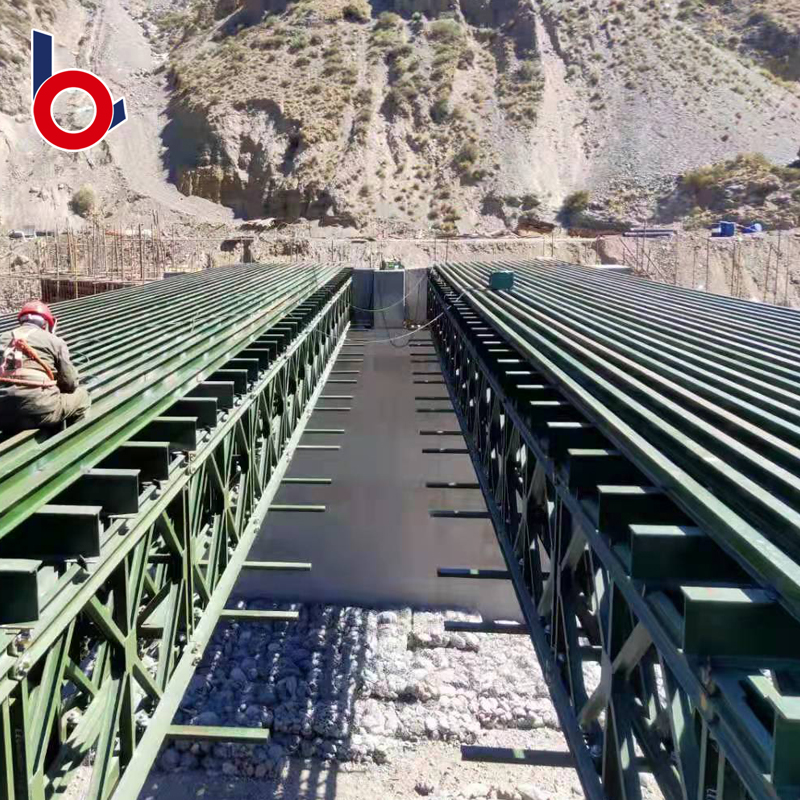 Factory Sale Price of Bailey Bridge Steel Emergency Bridge China Manufacturer Pedestrian Bridge