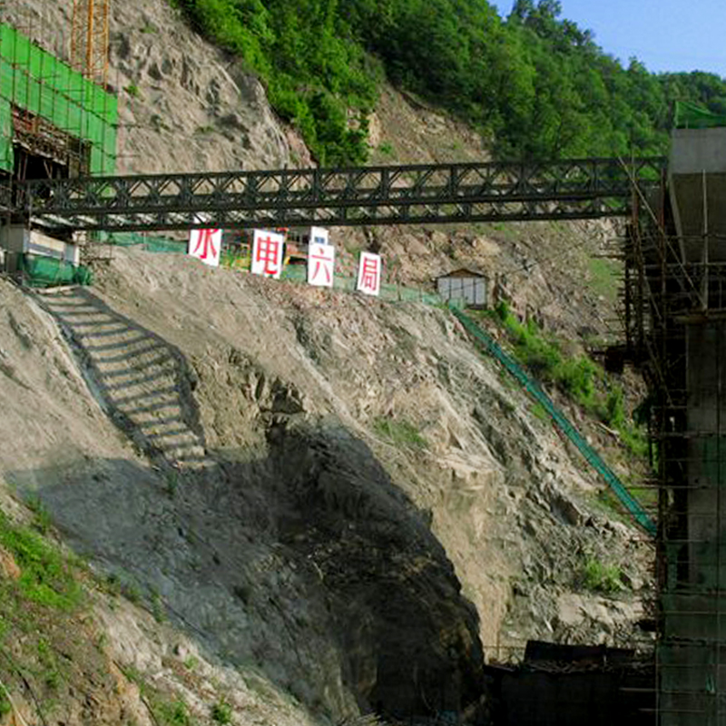 Bailey Bridge (HD-321,30m Long, DSR, Overhead) To Sino-hydro 6 Bureau, Tonghua City, Jilin Province