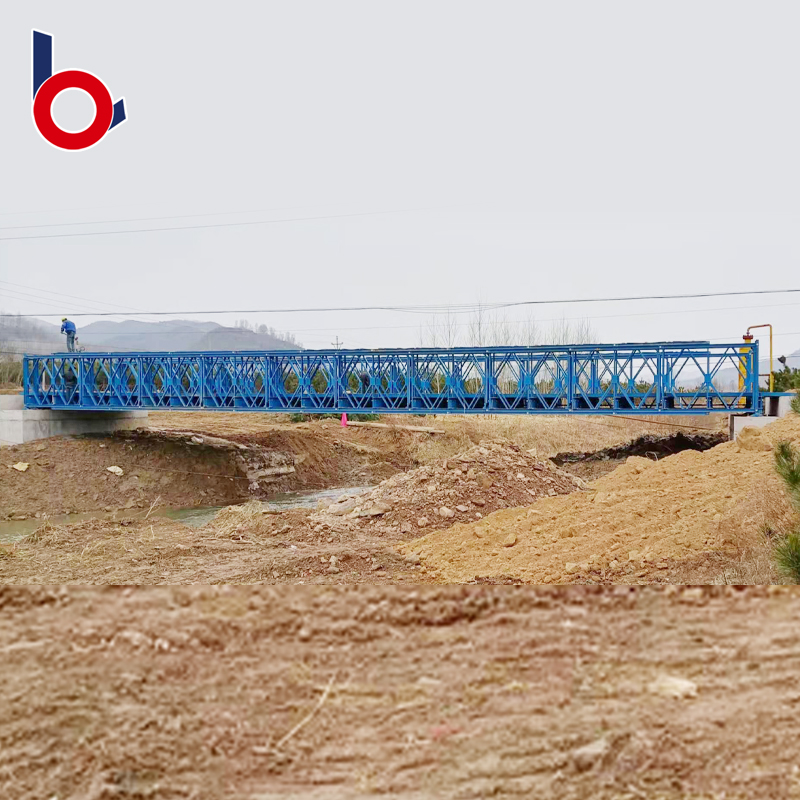 customized temporary bridge steel bridge structures