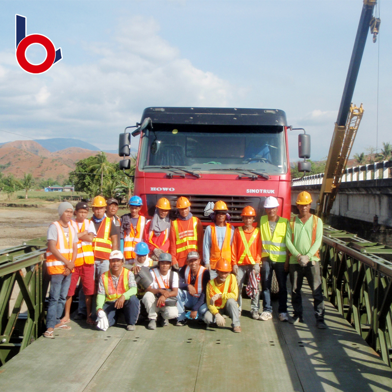Bailey Bridge Pedestrian Bridge Structure Low Cost Factory Supply Truss Bridge