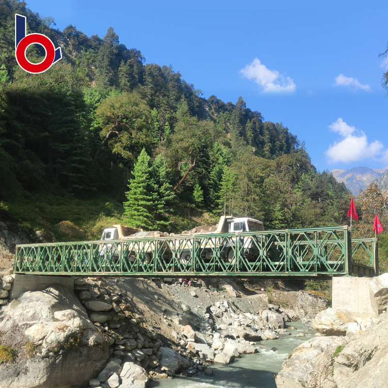Long Life-service Prefabricated Bailey Steel Construction Bridge