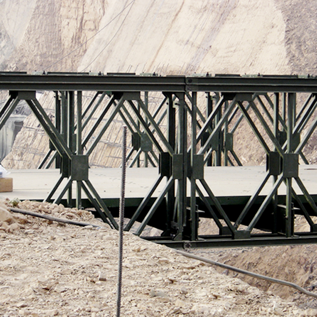 Portable Ditch Bridge Factory Wholesale Temporary Steel Truss Bridge