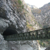 Bailey Bridge (CB-200, 39.624m Long, 18-rows, Deck-type, Single-lane, Clear Width: 6m) at Baihetan Hydropower Station, Qiaojia County, Sichuan Province