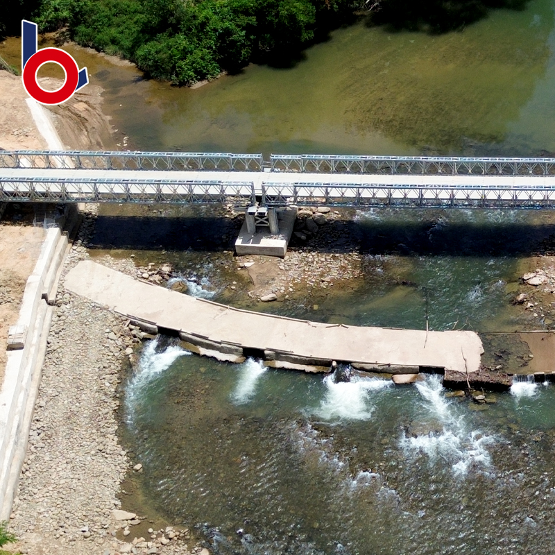 Successfully delivered and erected a CB200 Bailey Bridge project in Malaysia