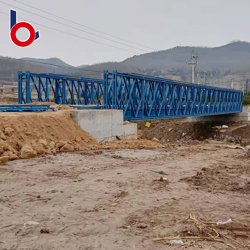 customized temporary bridge steel bridge structures