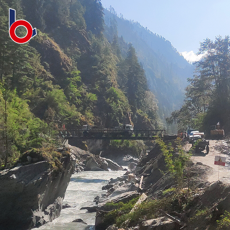 Long Life-service Prefabricated Bailey Steel Construction Bridge