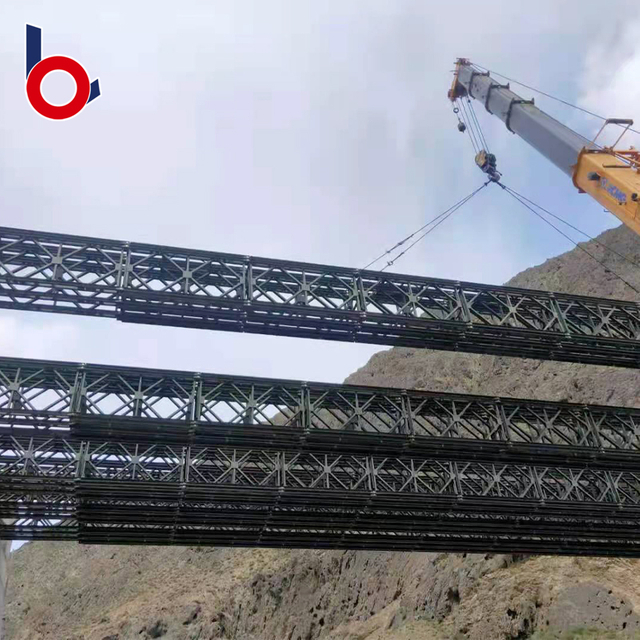 Factory Sale Price of Bailey Bridge Steel Emergency Bridge China Manufacturer Pedestrian Bridge