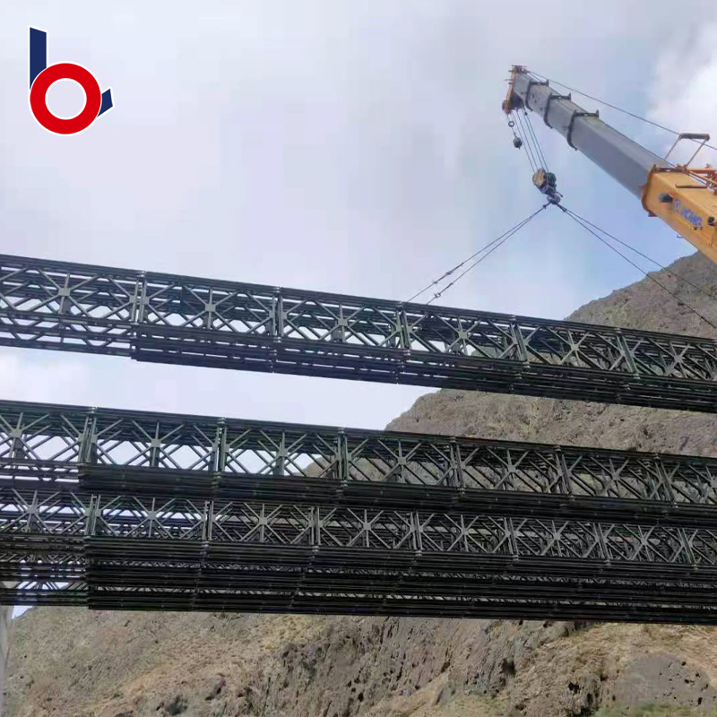 Factory Sale Price of Bailey Bridge Steel Emergency Bridge China Manufacturer Pedestrian Bridge