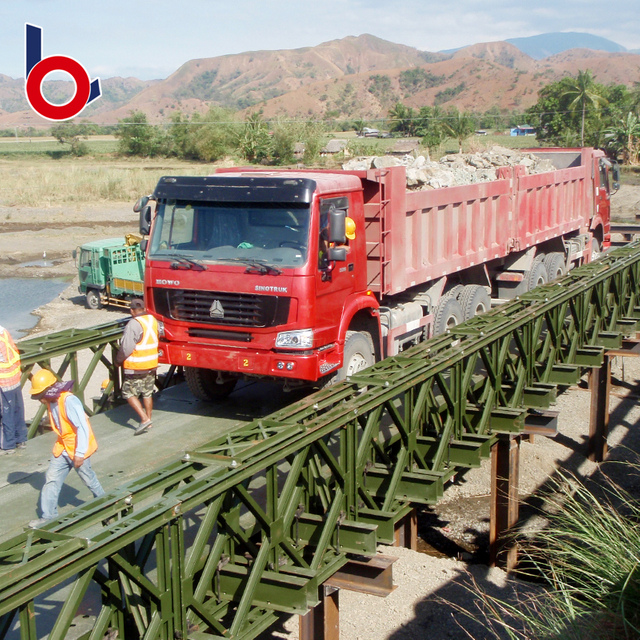 Bailey Bridge Pedestrian Bridge Structure Low Cost Factory Supply Truss Bridge