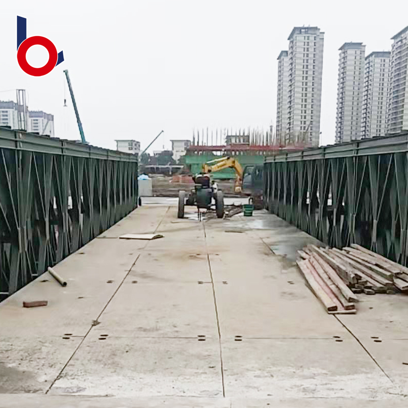 Low Cost Temporary Manufacture New Bailey Steel Structure Bridge Components