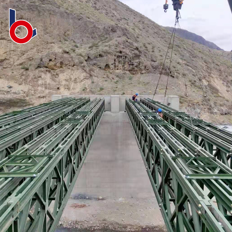 Factory Sale Price of Bailey Bridge Steel Emergency Bridge China Manufacturer Pedestrian Bridge