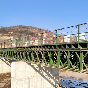 Portable Ditch Bridge Factory Wholesale Temporary Steel Truss Bridge