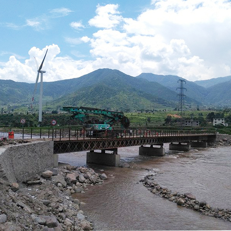 Bailey Bridge at Nyingchi City, Tibet