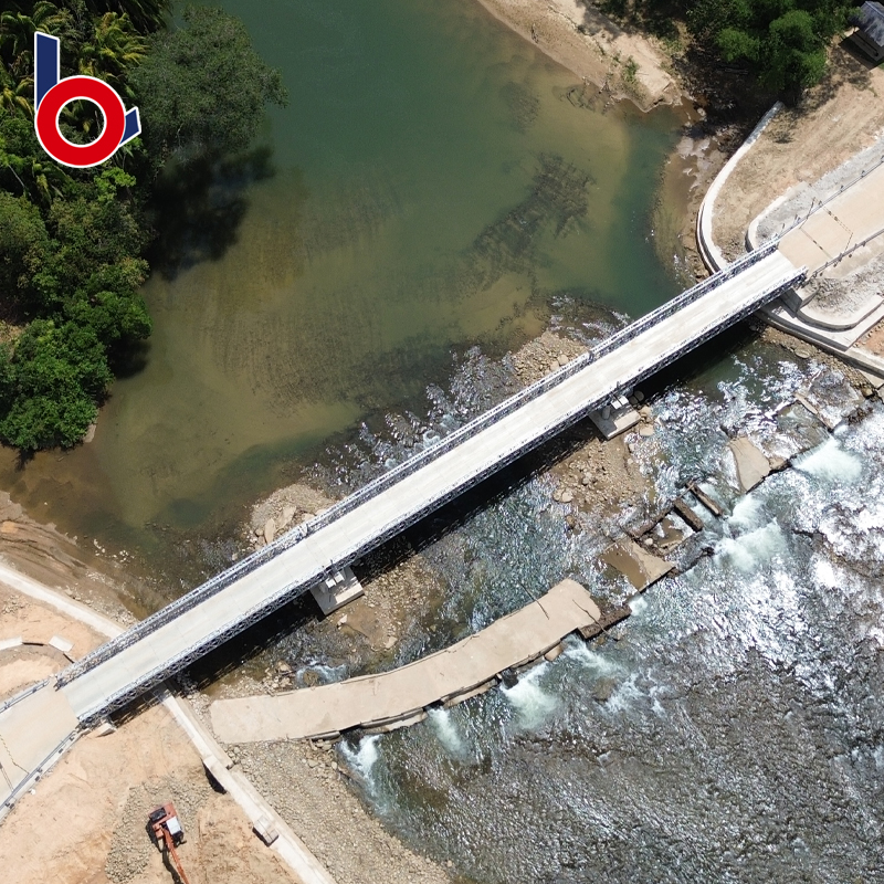 Successfully delivered and erected a CB200 Bailey Bridge project in Malaysia