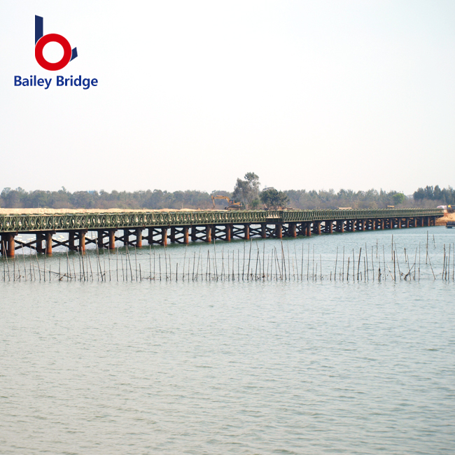 Temporary Bridge Construction Site